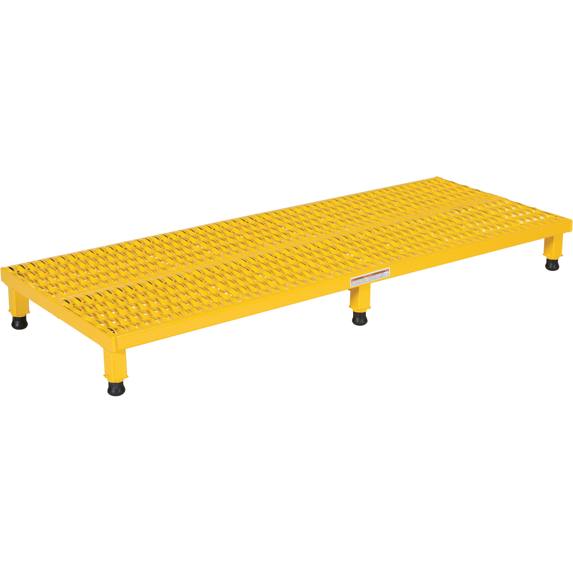 Vestil, Steel Adjustable Work-Mate Stand 60 In. x 23-1/2 In. x 6-3/4 In. 500 Lb. Capacity Yellow, Model# AHW-L-2460